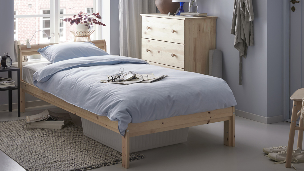 IKEA-neiden tek kisilik karyola