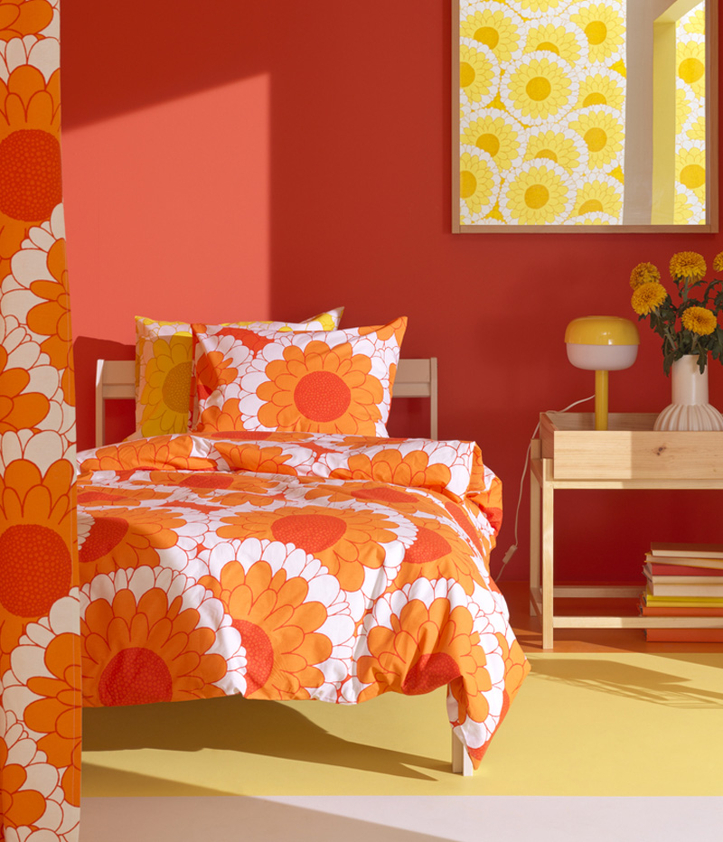 IKEA-kransmalva tek kisilik nevresim seti 2