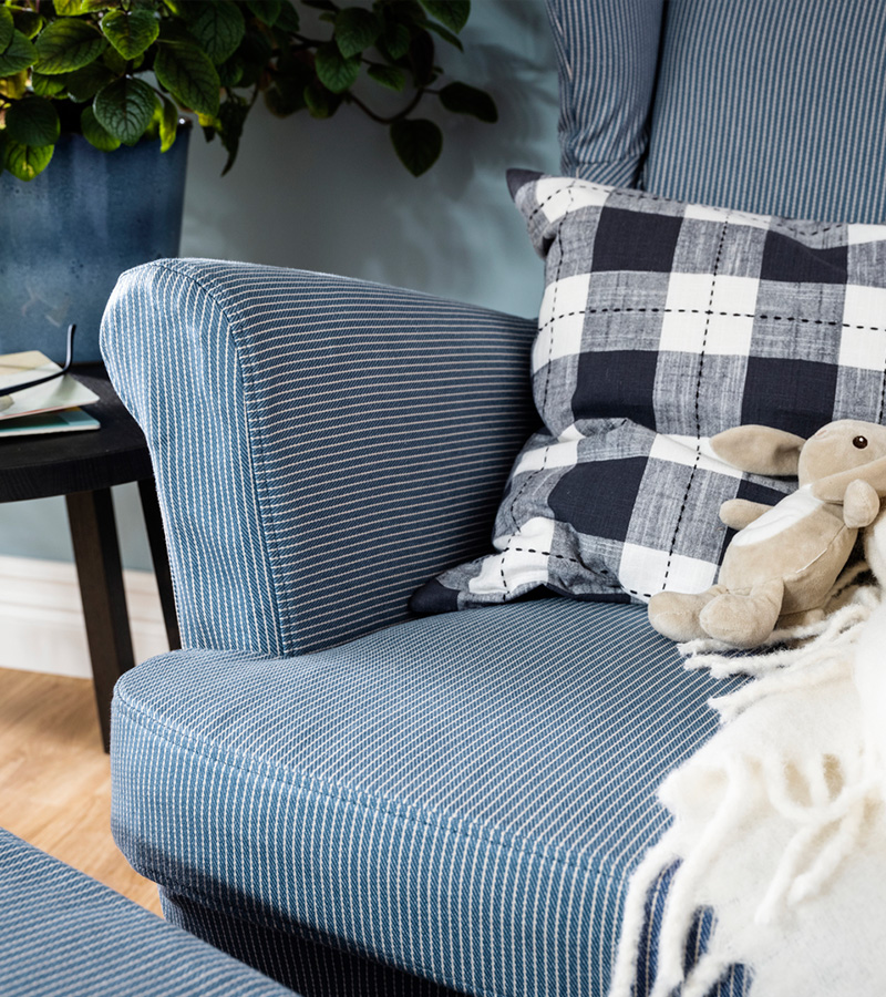 IKEA-strandmon tekli koltuk kilifi 2