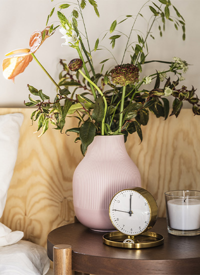 IKEA-gradvis pembe seramik vazo