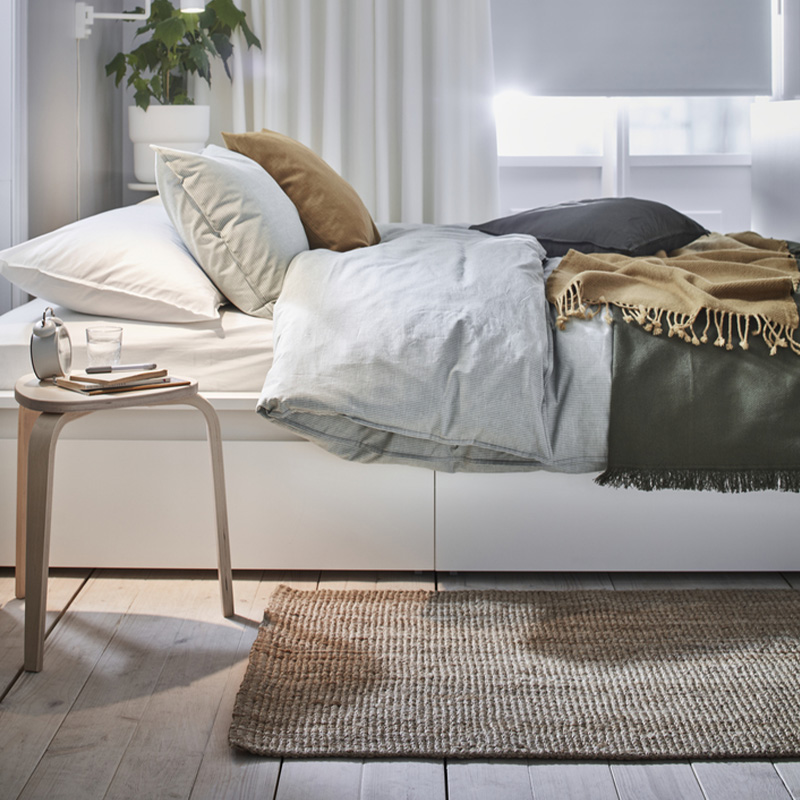 IKEA-lohals jut hali yatak odasi halilari