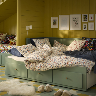 IKEA-hemnes yesil divan