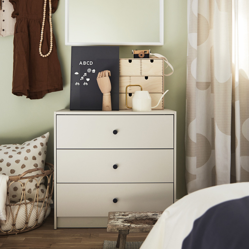 IKEA-gursken 3 cekmeceli sifyonyer