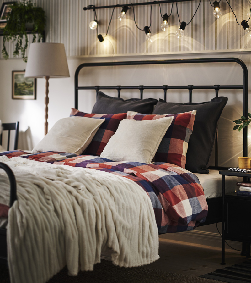 IKEA-gullstrale yatak ortusu