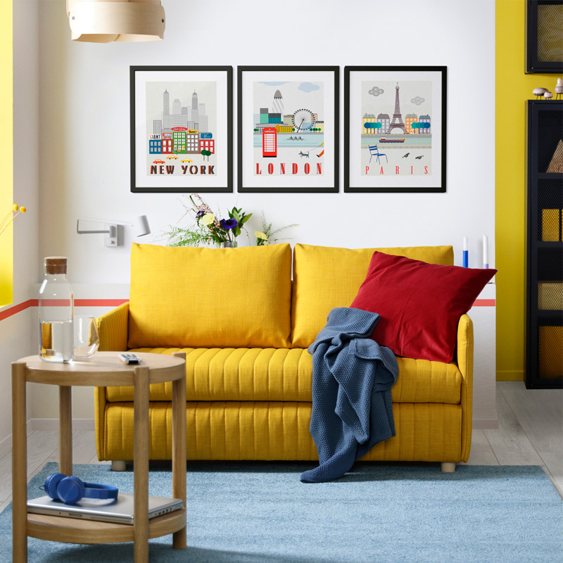 IKEA-fridhult 2li yatakli kanepe