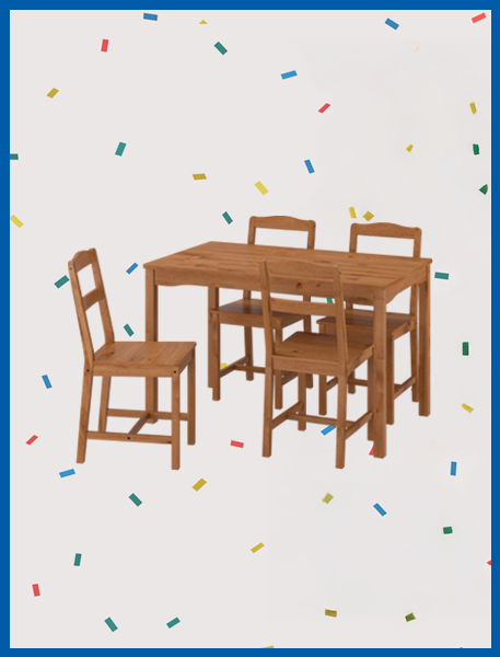 IKEA-20 yil yemek odasi mobilyalari