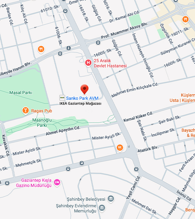 IKEA-gaziantep magaza mini map
