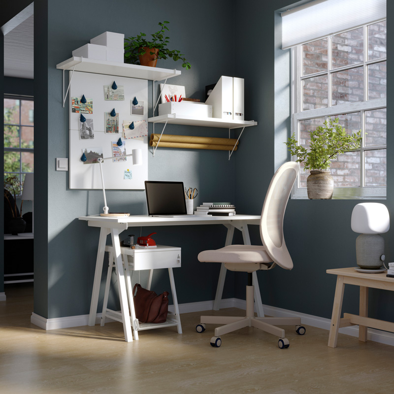 IKEA-songesand beyaz yatak odasi takimi mobil