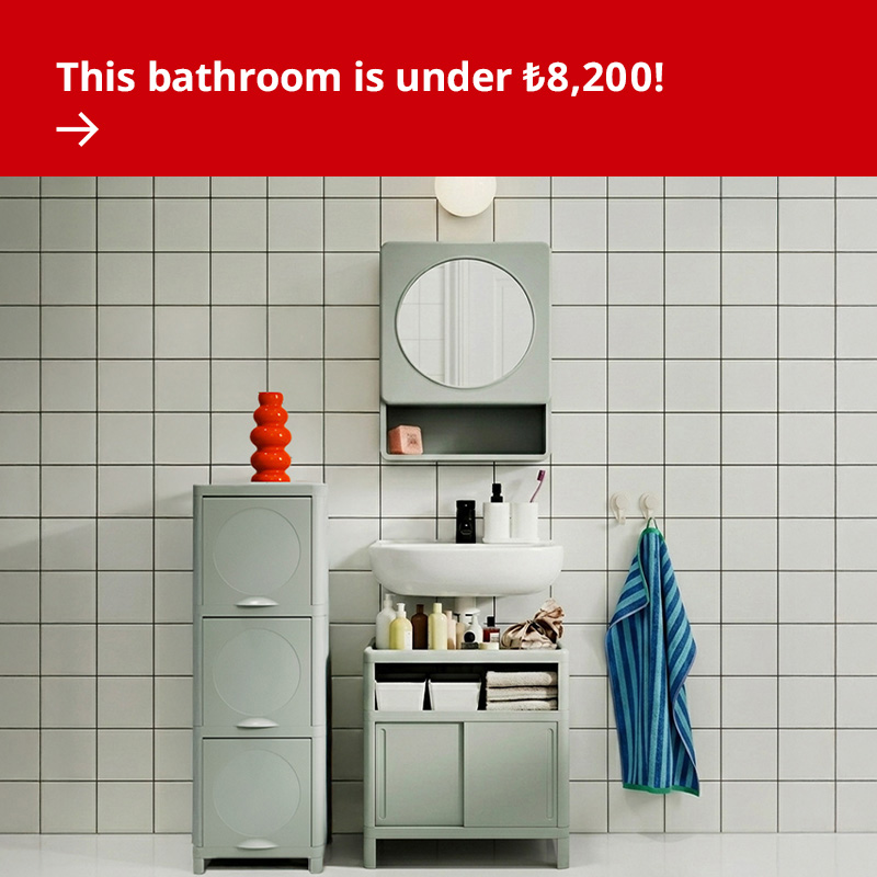 IKEA-tum banyo en