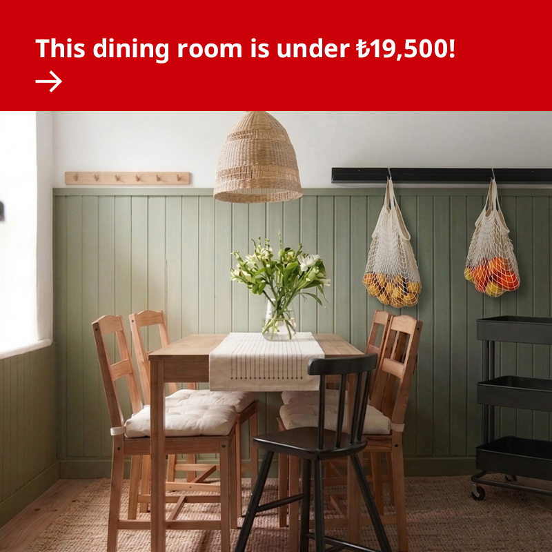 IKEA-tum yemek odasi en