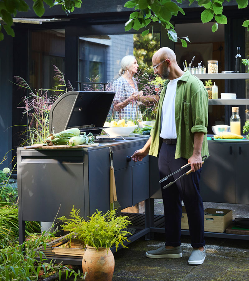 IKEA-batskar komurlu barbeku