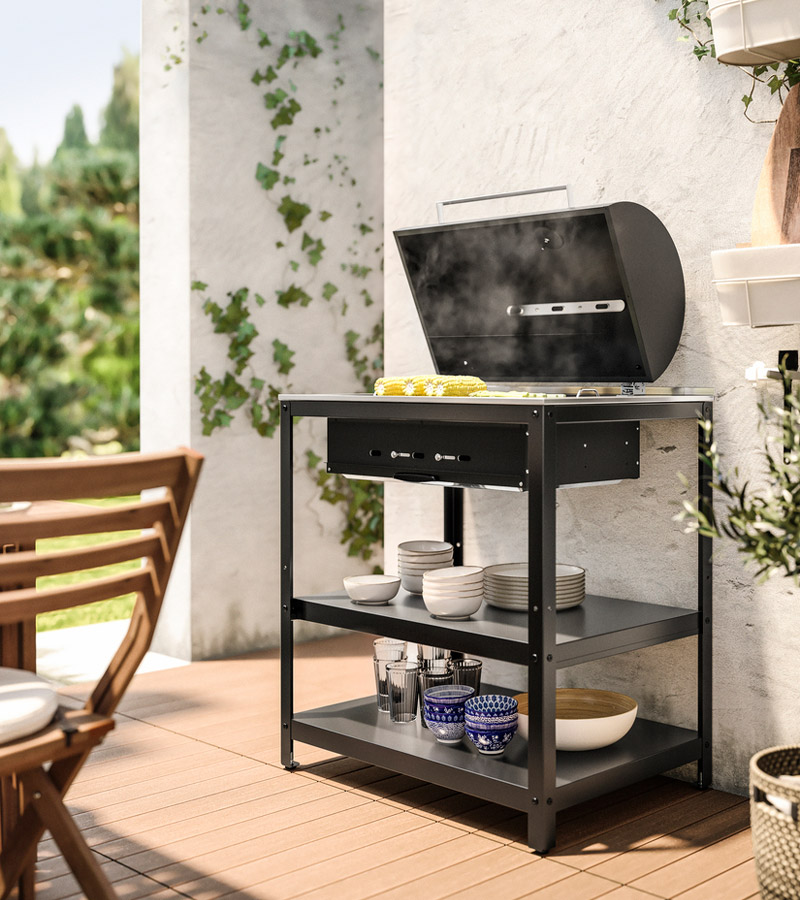 IKEA-grillskar komurlu barbeku