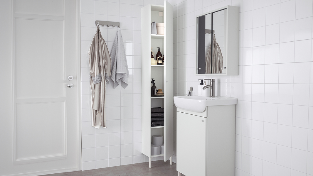 IKEA-banyo nysjon vesken beyaz banyo seti oda cozumleri