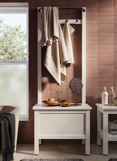 IKEA-hemnes beyaz havluluk ve bank 01