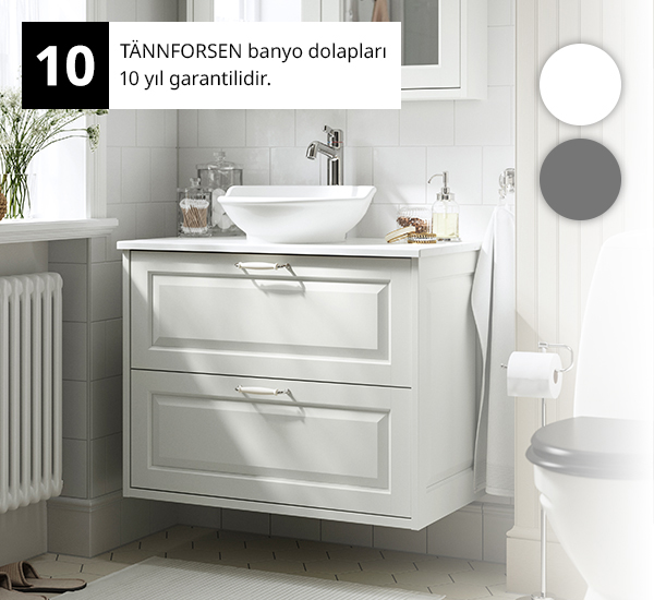 IKEA-tannforsen banyo dolaplari tr