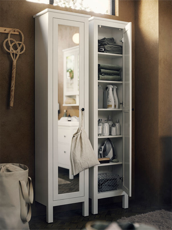 IKEA-hemnes banyo boy dolabi