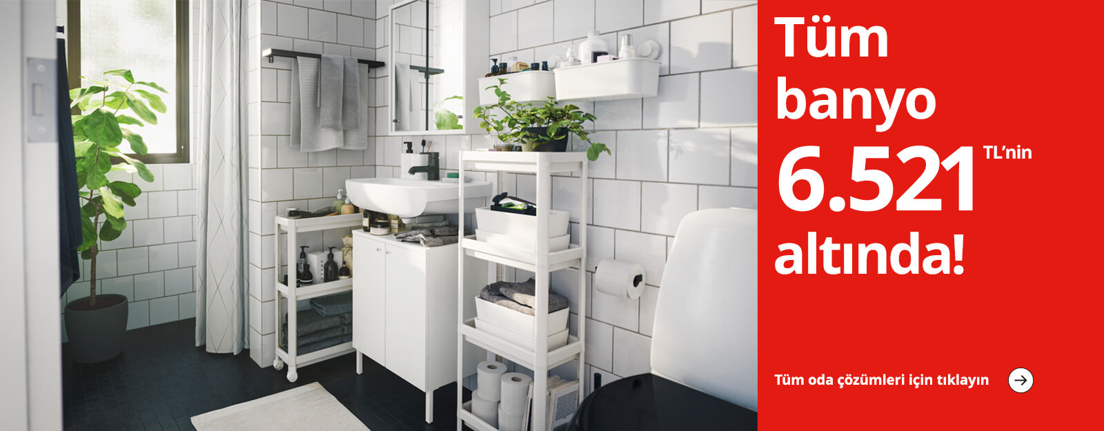IKEA-nysjon vesken beyaz siyah banyo seti