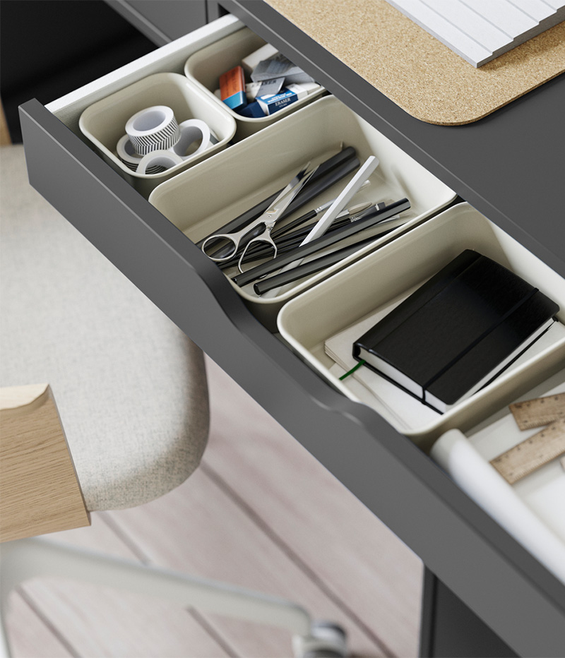 IKEA-alex calisma masasi