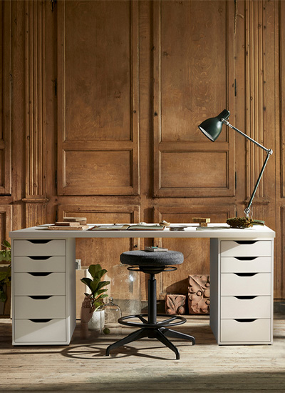 IKEA-alex serisi calisma masasi