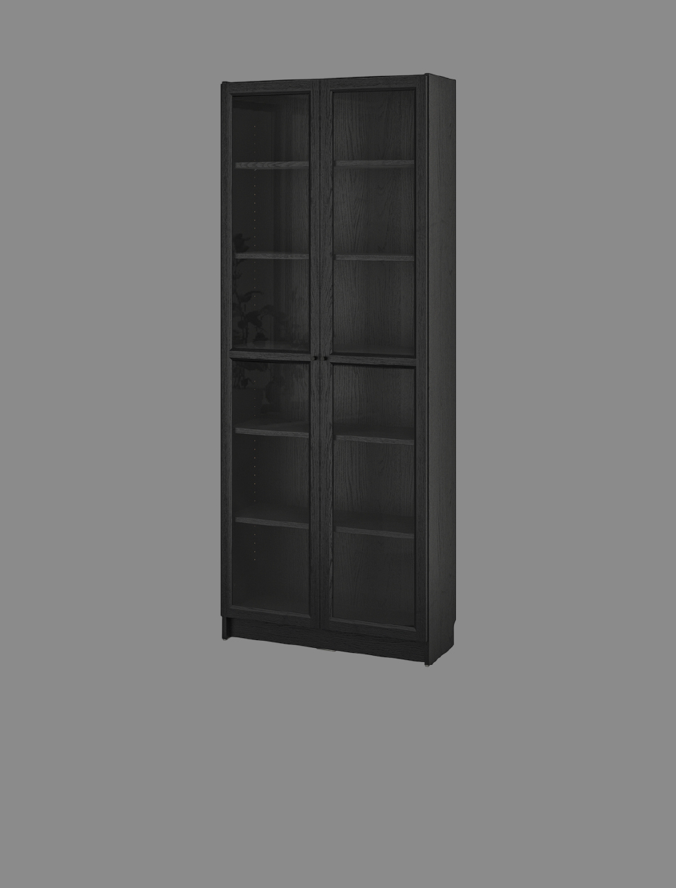 IKEA-billy kitaplik siyah