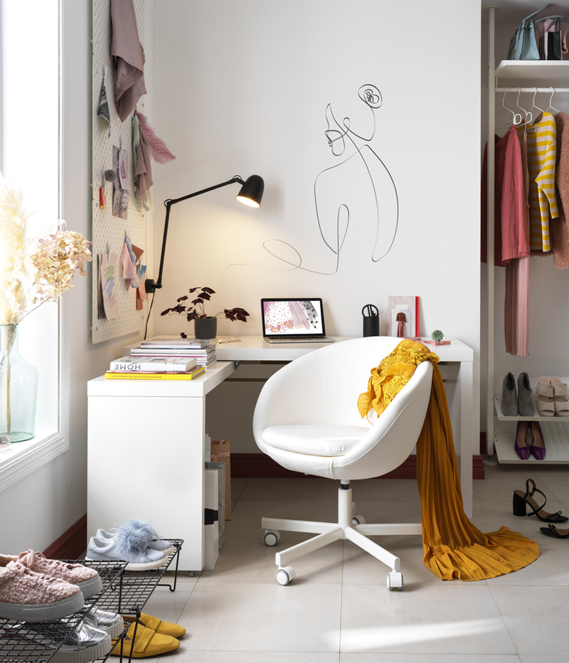 IKEA-malm calisma masasi