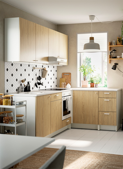 IKEA-knoxhult kose mutfak dolabi kombinasyonu