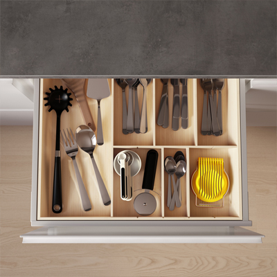 IKEA-uppdatera bambu cekmece duzenleyici