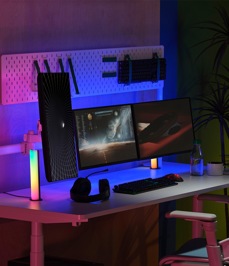 IKEA-skaftsarv cok renkli 25 cm led li dekoratif aydinlatma 40612828