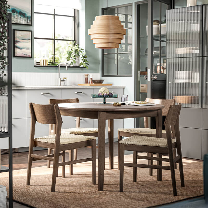 IKEA-iskandinav modern yemek odasi mobilyalari 01