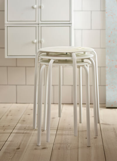 IKEA-marius beyaz tabure 01