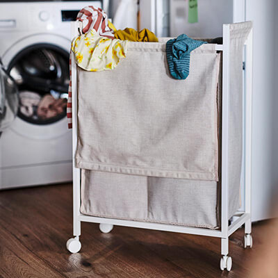 IKEA-sath antre ve ardiye enhet camasir sepeti