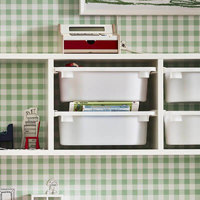 IKEA-sath cocuk odasi trofast kucuk beyaz oyuncak saklama kutusu