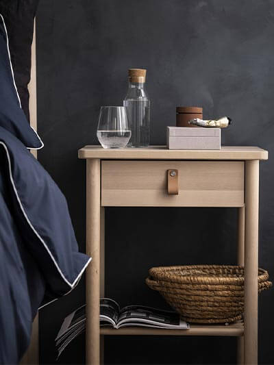IKEA-sath yatak odasi komodinler