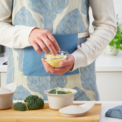 IKEA-fargklar bej firin servis kabi