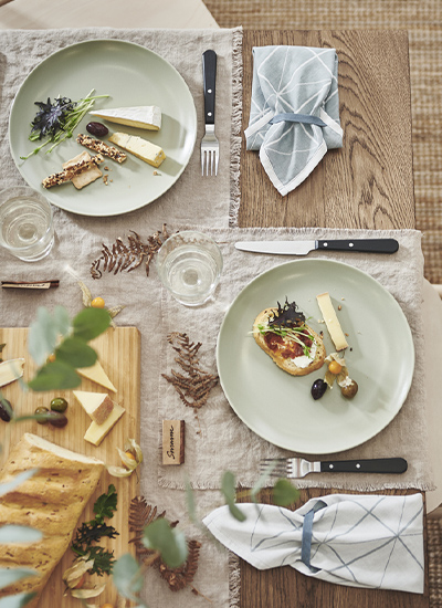 IKEA-fargklar mat yesil yemek takimi
