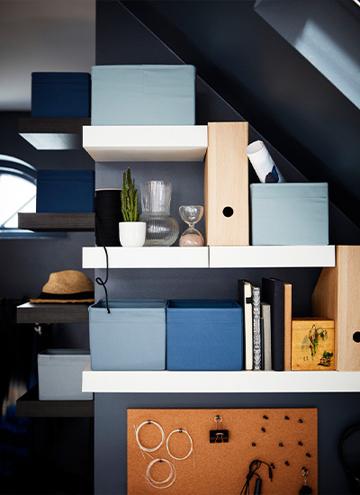 IKEA-lack beyaz 30x26 duvar rafi