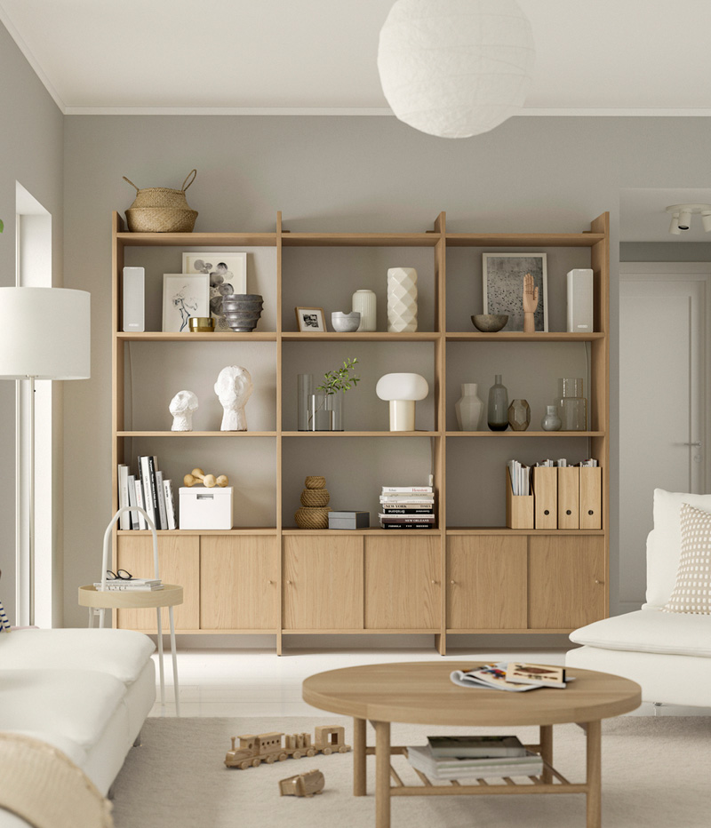 IKEA-ladmakare surgu kapakli saklama kombinasyonu