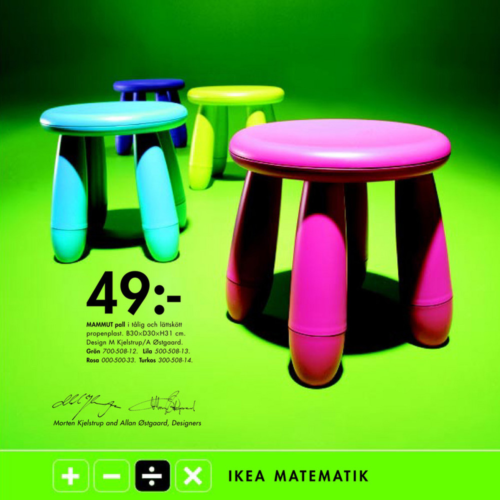 MAMMUT pink children's stool - 60581996 | IKEA