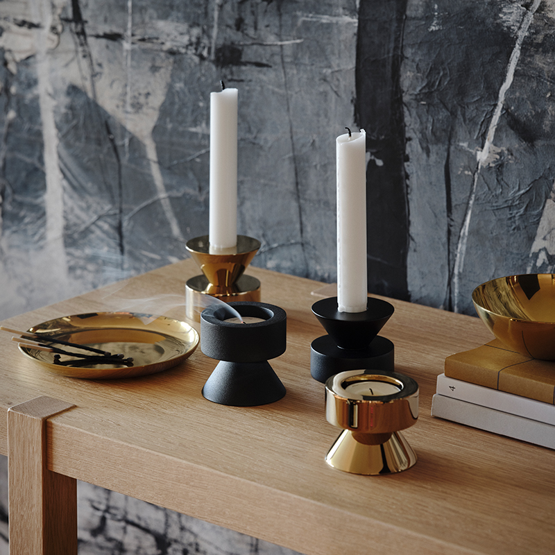 IKEA-stockholm 2025 siyah samdan tealight mumluk 01