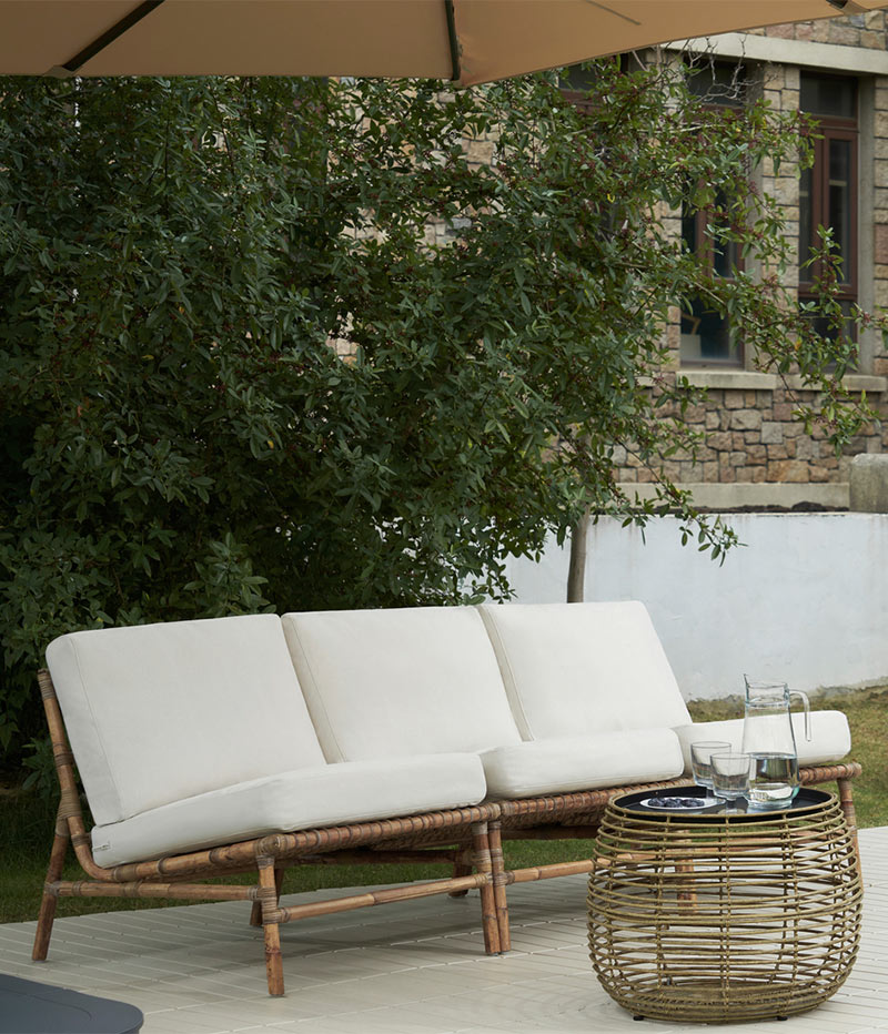 IKEA-tvaro kahverengi 3 lu bahce kanepesi