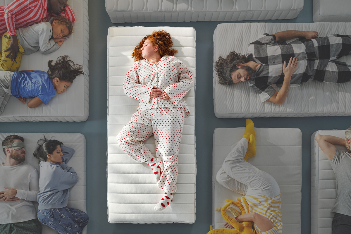 IKEA-afjall beyaz 90x200 cm tek kisilik yatak 40568646
