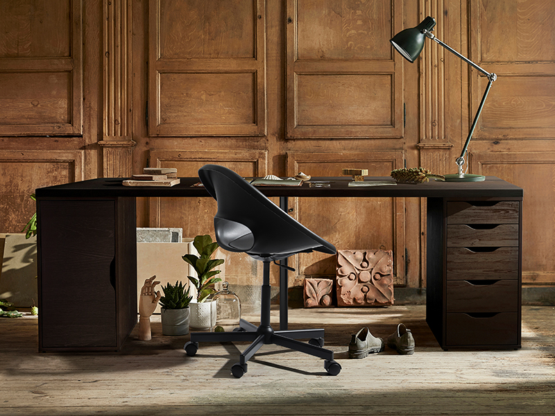 IKEA-alex venge siyah 200x60 cm calisma masasi 01