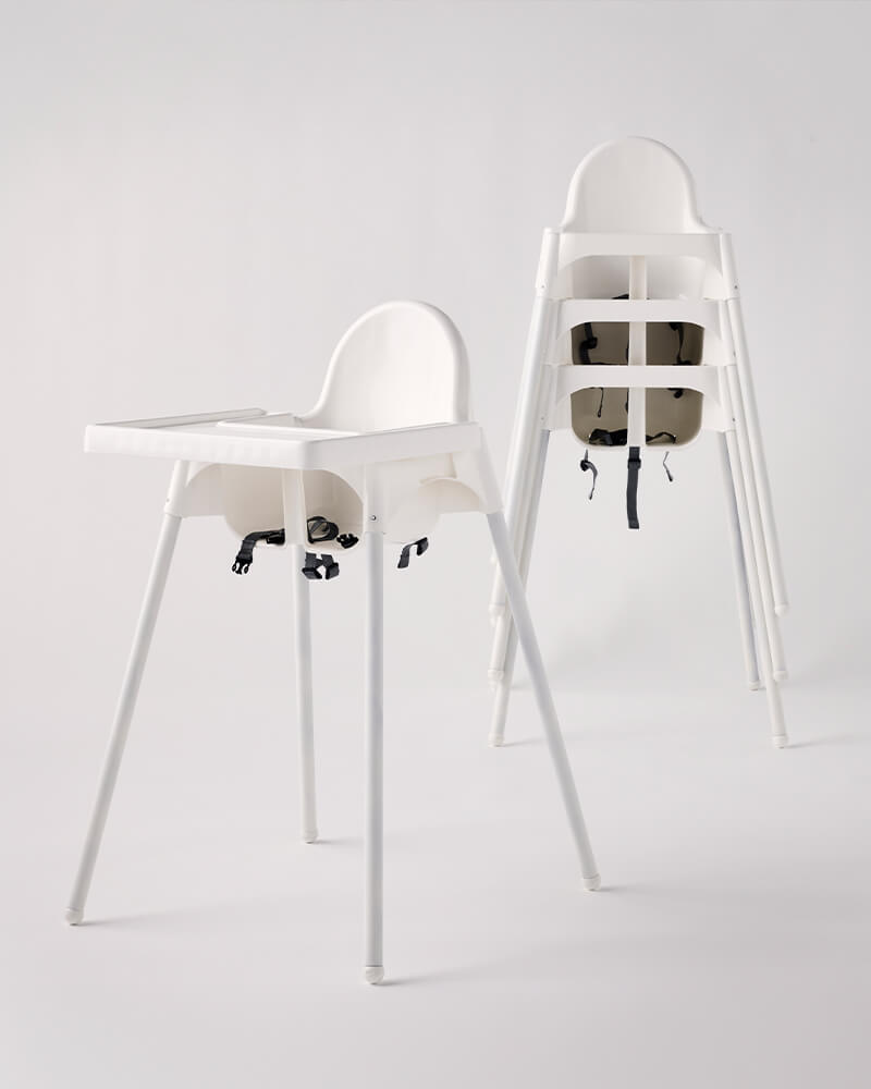 IKEA-antilop beyaz mama sandalyesi 02