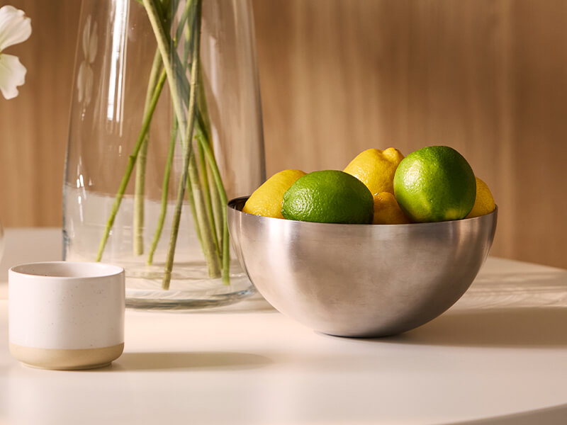 IKEA-blanda blank paslanmaz celik 20 cm celik servis kasesi 01