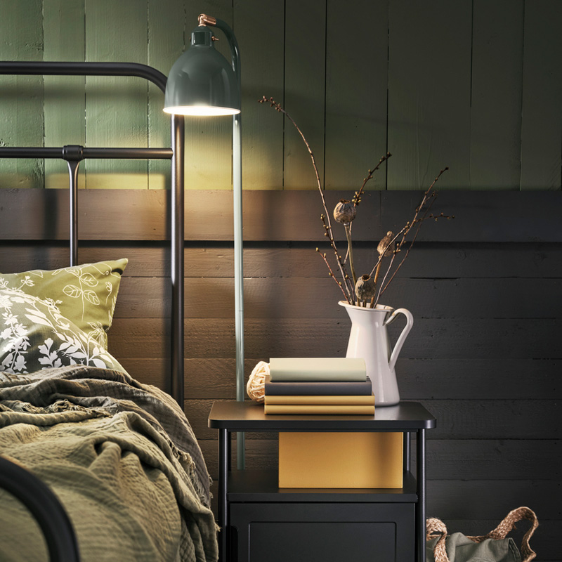 IKEA-bleckberget klovsta beyaz gri calisma sandalyesi 2