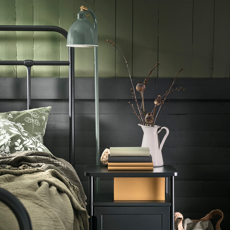 IKEA-bleckberget klovsta beyaz gri calisma sandalyesi