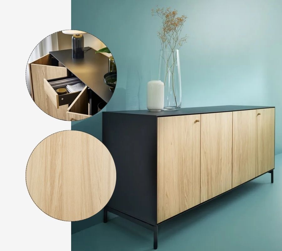 IKEA-boastad siyah mese kaplama 161x75 cm konsol 30507012 02