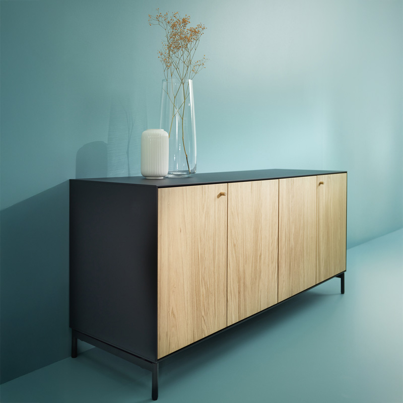 IKEA-boastad siyah mese kaplama 161x75 cm konsol 30507012