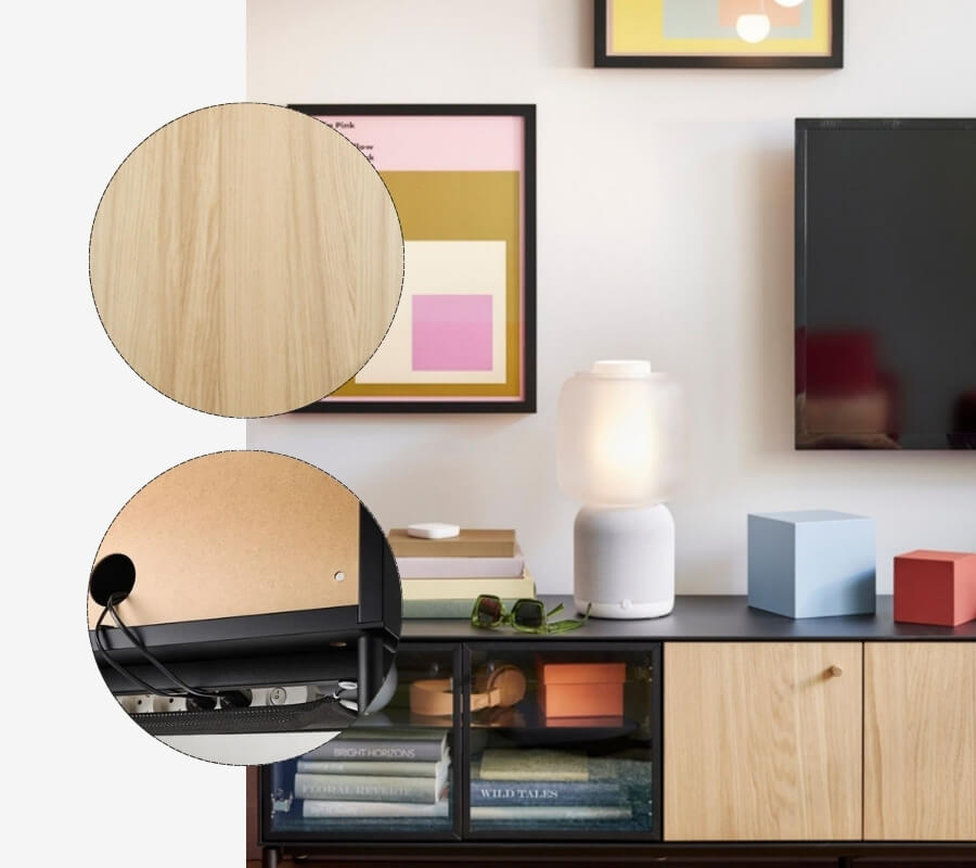 IKEA-boastad siyah mese kaplama tv sehpasi 02