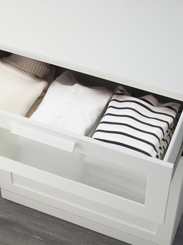 IKEA-brimnes beyaz 78x95 cm 3 cekmeceli sifonyer 00392041 04